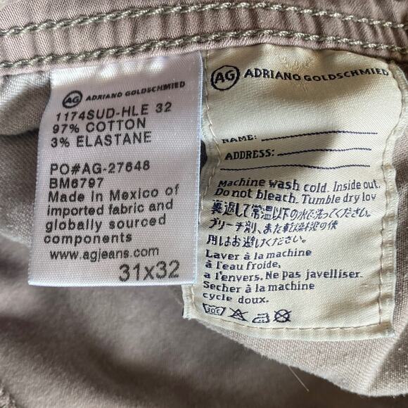 AG Adriano Goldschmied The Graduate Tailored Leg 31x32 - Picture 8 of 11